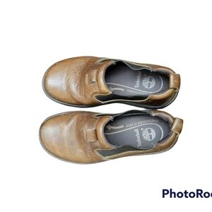 |TIMBERLANDS| Men’s Brown Leather Slip On Non-Marking Shoes Size 6.5